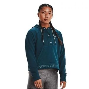 Under Armour Rival Fleece Mesh Hoodie